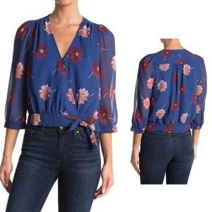 Madewell Effie Floral Wrap Top